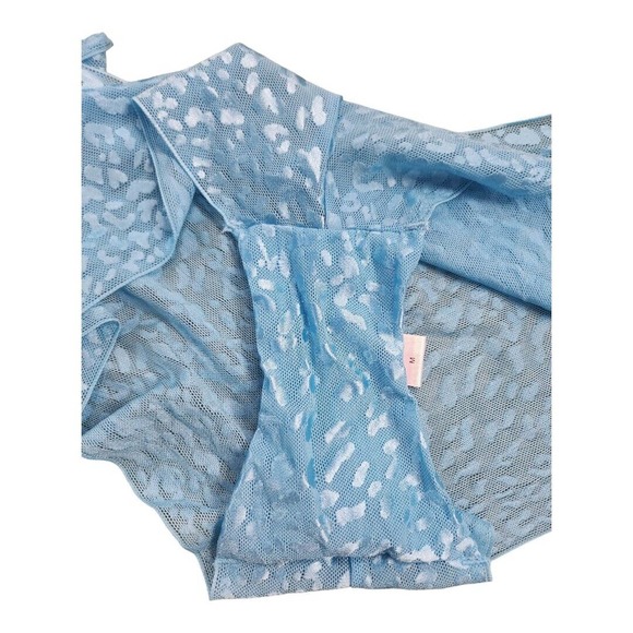 Victoria's Secret Very Sexy Y2K Panties Light Blue Cheetah Print Medium (A3) - Picture 7 of 7